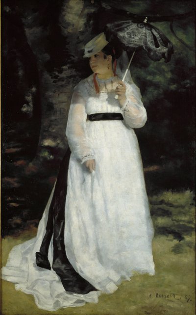 Porträtt av Lise av Pierre Auguste Renoir