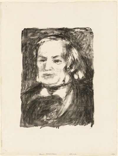 Porträtt av Richard Wagner av Pierre-Auguste Renoir