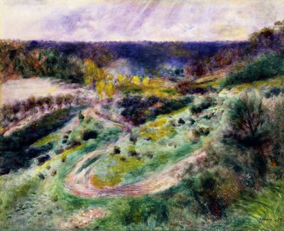 Vägen vid Wargemont av Pierre Auguste Renoir