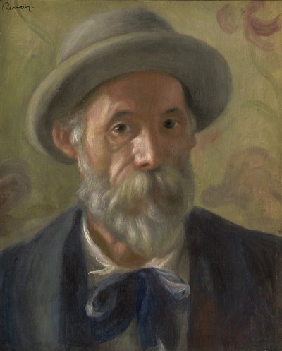 Självporträtt, 1899 av Pierre Auguste Renoir