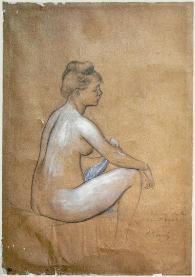 Sittande badgäster av Pierre Auguste Renoir