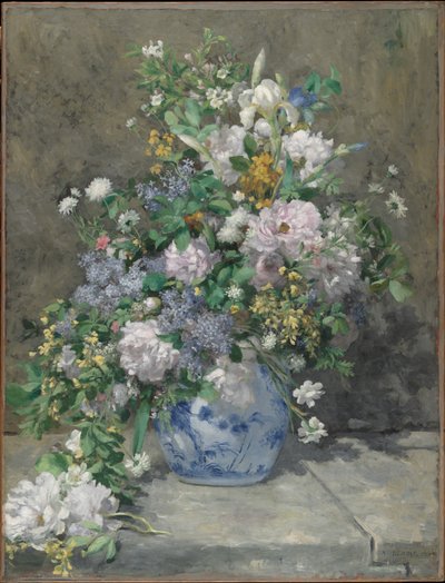 Vårbukett, 1866 av Pierre Auguste Renoir