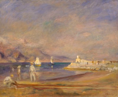 St Tropez, Frankrike, 1898-1900 av Pierre-Auguste Renoir