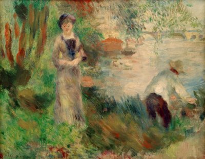 Auf der Insel Chatou von Pierre Auguste Renoir