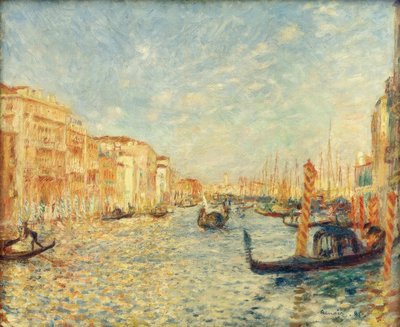På Canal Grande, Venedig av Pierre Auguste Renoir