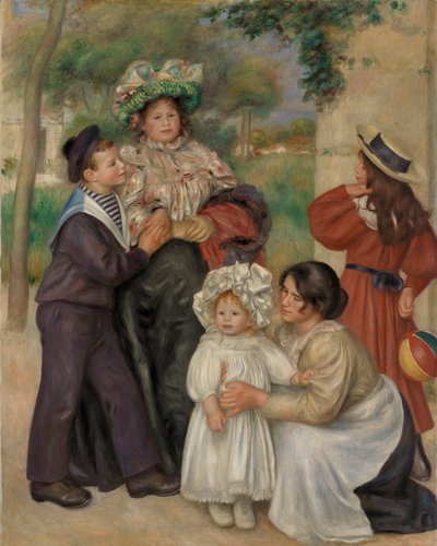 Konstnärens familj av Pierre Auguste Renoir