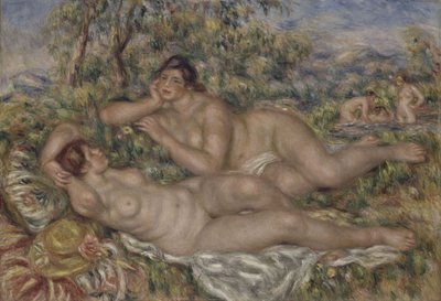 Badarna, 1918-1919 av Pierre Auguste Renoir