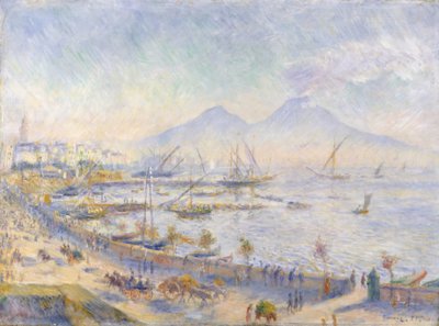 Neapelbukten, 1881 av Pierre Auguste Renoir