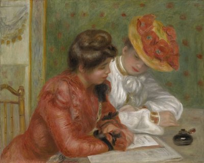 Brevet, c.1895-1900 av Pierre Auguste Renoir