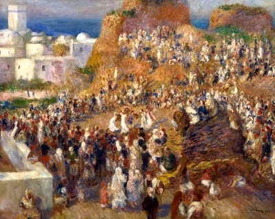 Moskén, eller arabisk festival, 1881 av Pierre Auguste Renoir