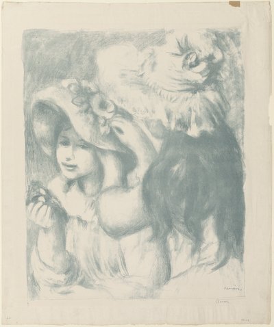 Der festgesteckte Hut, zweite Platte von Pierre-Auguste Renoir