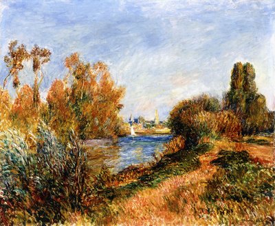 Seinen i Argenteuil, 1888 av Pierre Auguste Renoir