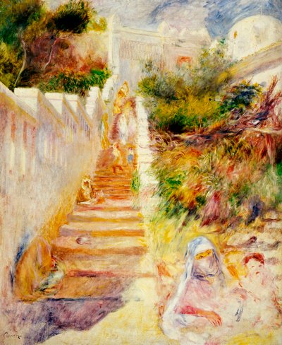 Stegen, Alger, ca 1882 av Pierre-Auguste Renoir
