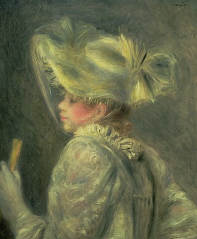 Den vita hatten av Pierre Auguste Renoir