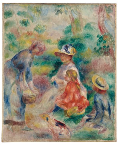 Der Apfelverkäufer, 1890 von Pierre Auguste Renoir