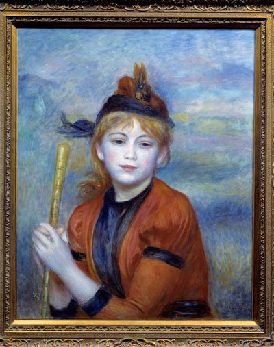 Vandraren. Målning av Pierre Auguste Renoir (1841-1919) av Pierre Auguste Renoir