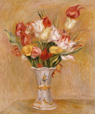 Tulpaner av Pierre Auguste Renoir