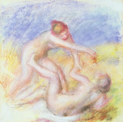 Två nakenbilder (olja på duk) av Pierre Auguste Renoir