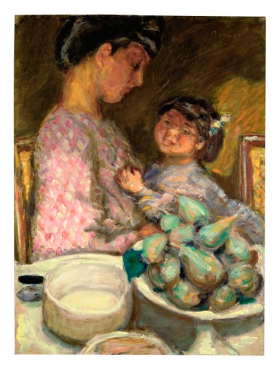 En tallrik med fig av Pierre Bonnard