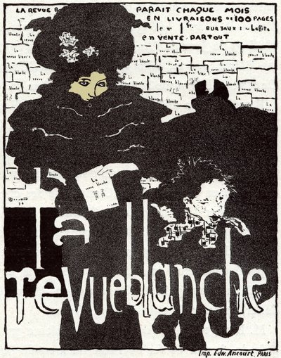 Konst. Revyen Blanche. Affisch av Pierre Bonnard, Frankrike av Pierre Bonnard