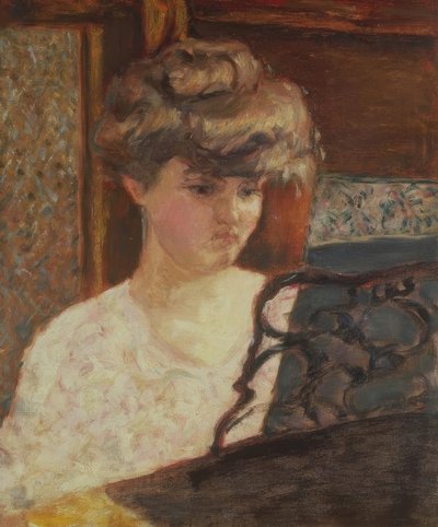 Au Piano (uppdrag). av Pierre Bonnard
