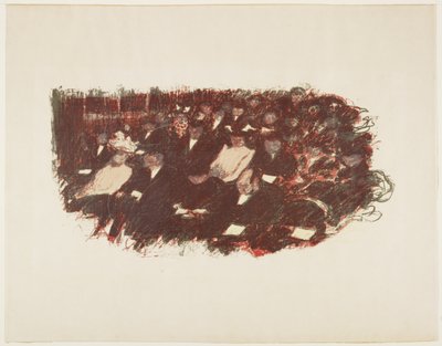 Au Theatre, ca 1897-1898 (publicerad 1899) av Pierre Bonnard