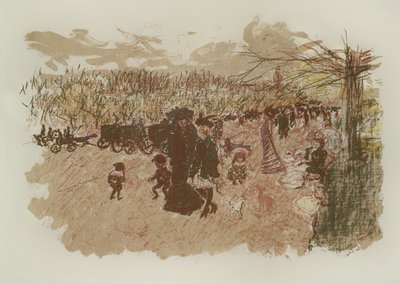 Avenue i Bois de Boulogne, 198999 av Pierre Bonnard