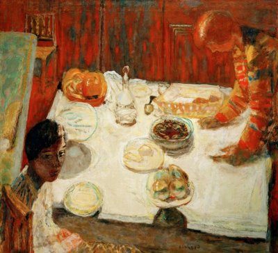 Den vita duken av Pierre Bonnard