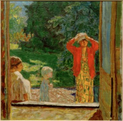 Framför fönstret av Pierre Bonnard