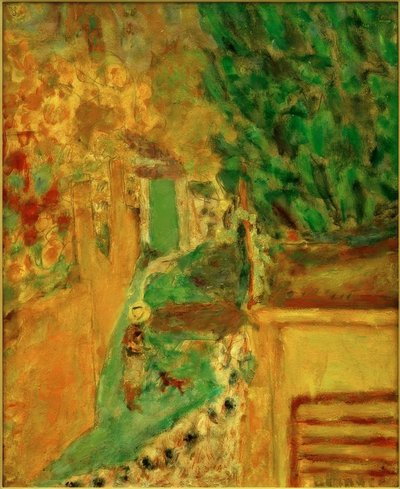 Trappa i Le Cannet (Treppe in Le Cannet) av Pierre Bonnard