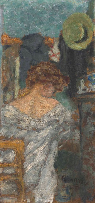 Sittande kvinna, rygg av Pierre Bonnard