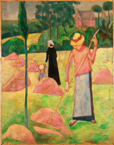 Kvinna med kratta av Pierre Bonnard