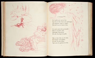 Illustration från "Parallelement" av Paul Verlaine av Pierre Bonnard