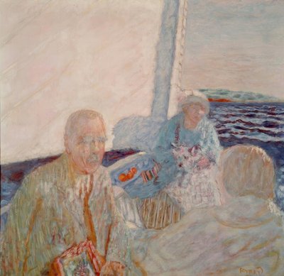 I segelbåten av Pierre Bonnard