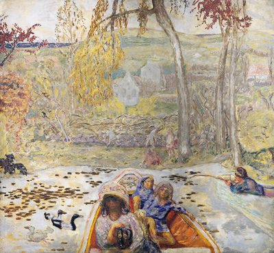 I en båt av Pierre Bonnard