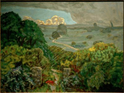 Stormen vid Vernouillet av Pierre Bonnard
