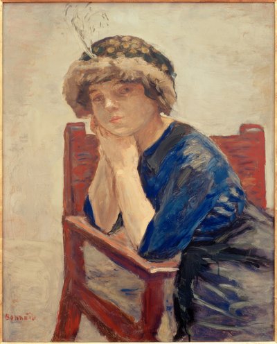 Egretkvinnan av Pierre Bonnard