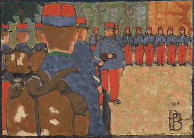 Granskningen eller övningen av Pierre Bonnard