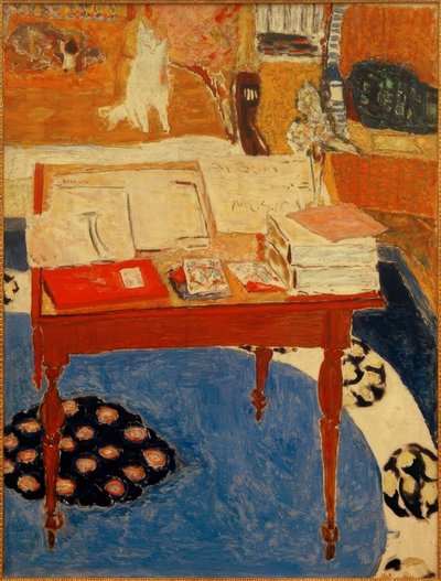 Arbetsbordet av Pierre Bonnard