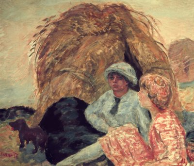 Slipstenen (Madame Marthe Bonnard och hennes vän) av Pierre Bonnard