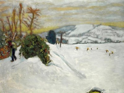 Snö i Grand-Lemps (Snö i Dauphiné) av Pierre Bonnard