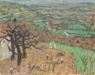 Landskap i Dauphine, c.1899 av Pierre Bonnard