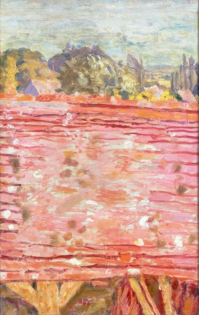 Det röda taket av Pierre Bonnard