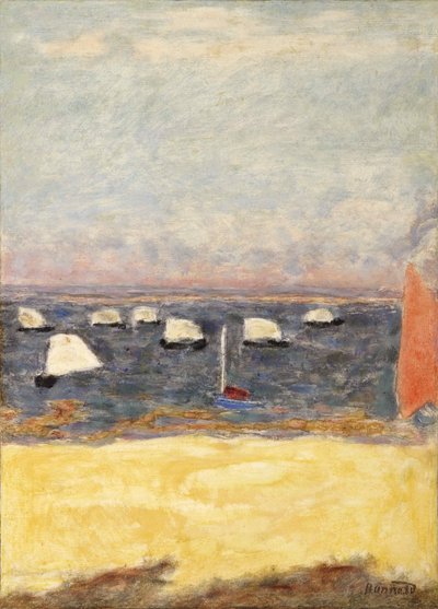 Les Voiliers, regattor, ca 1932. av Pierre Bonnard