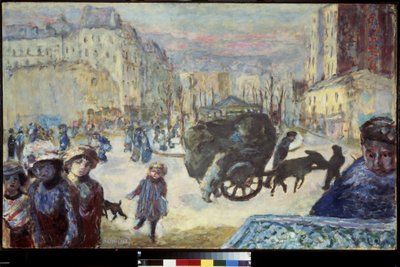 モーニング イン パリ (Morning in Paris)。 ピエール・ボナール（1867-1947）スウェーデンの絵画 av Pierre Bonnard