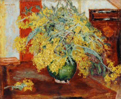 Mimosas av Pierre Bonnard