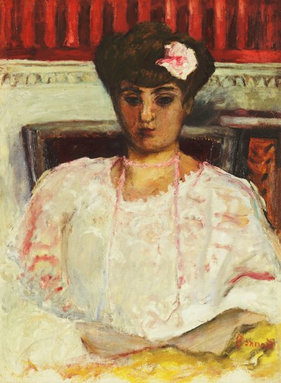 Mission i rosa blus; Miss the Rose Corsage av Pierre Bonnard