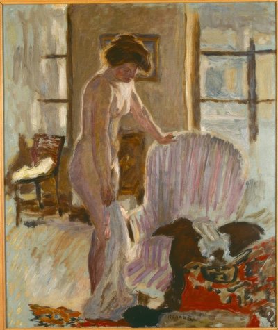 Naken i en interiör av Pierre Bonnard