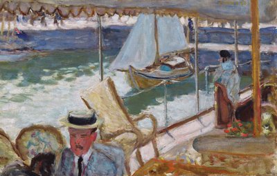 På yachten, 1912 av Pierre Bonnard