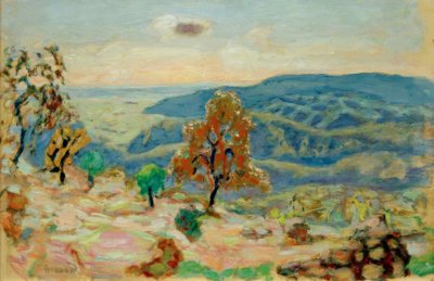 Bergslandskap av Pierre Bonnard